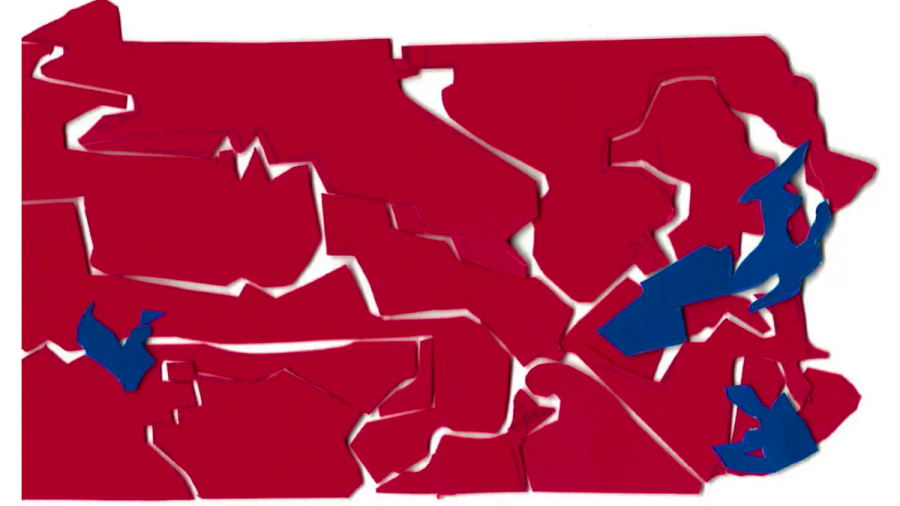 Pennsylvania political map